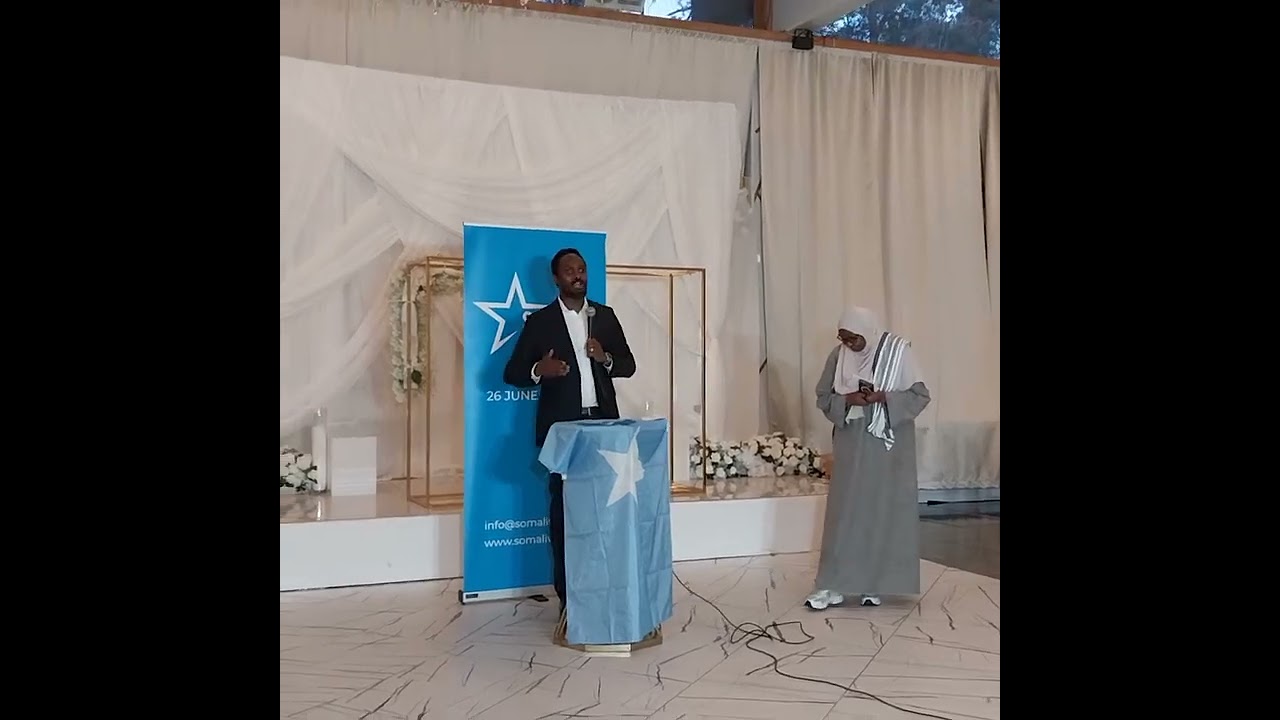 Qofkii ugu horeeyey ee Soomaali ah ama Afrikan ah ee ugu saameynta badnaa Sweden 🇸🇪 Abdulahi Cadaani