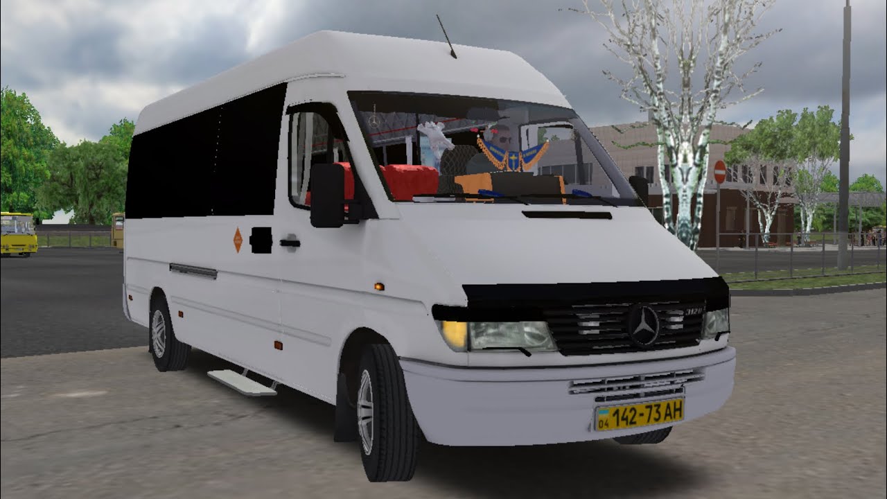 Mercedes Benz Sprinter 313 по карте ЧУГУЕВ в OMSI 2! Едем по маршруту Рогань-Харьков (174)