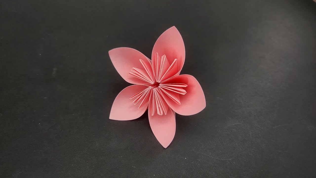 How to Make an Origami Flower 🌸 | 5-Petal Paper Flower | Easy Craft Tutorial 