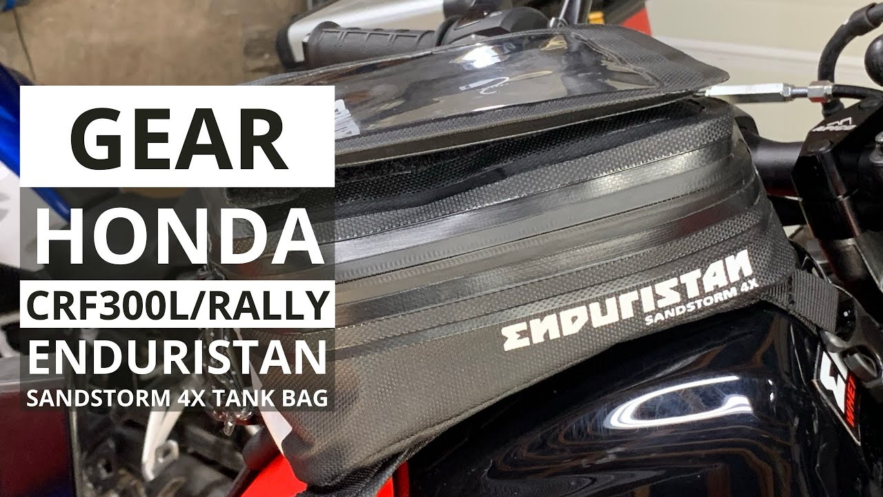 Gear: Enduristan Sandstorm 4X on Honda CRF300L/Rally
