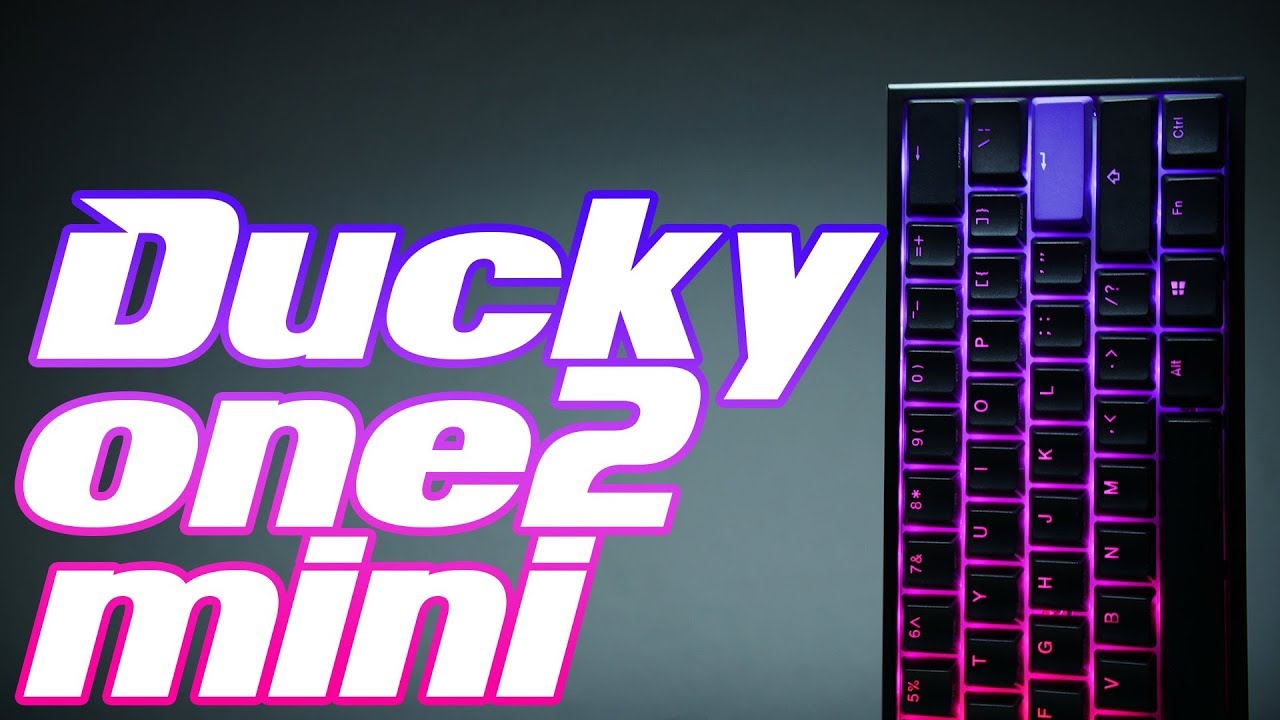 Ducky One 2 Mini Review: Best 60% Gaming Keyboard for 2019??