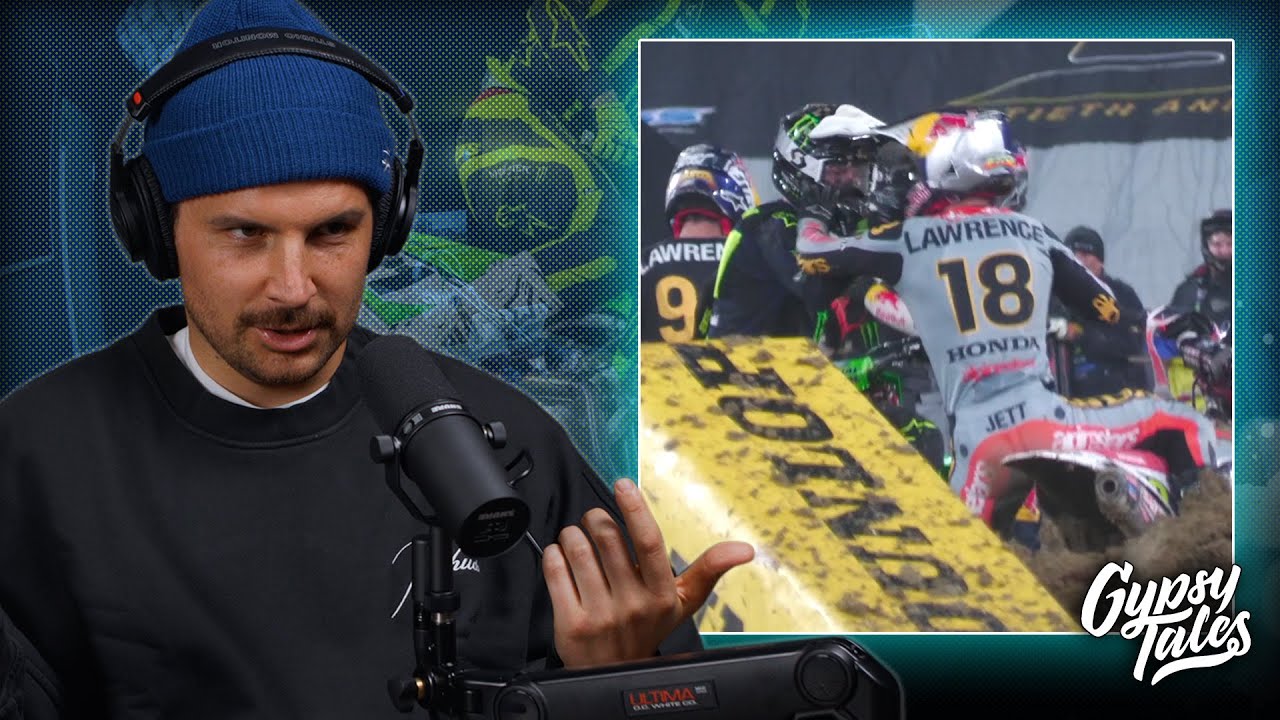 Jason Anderson was triggered by Jett Lawrence...