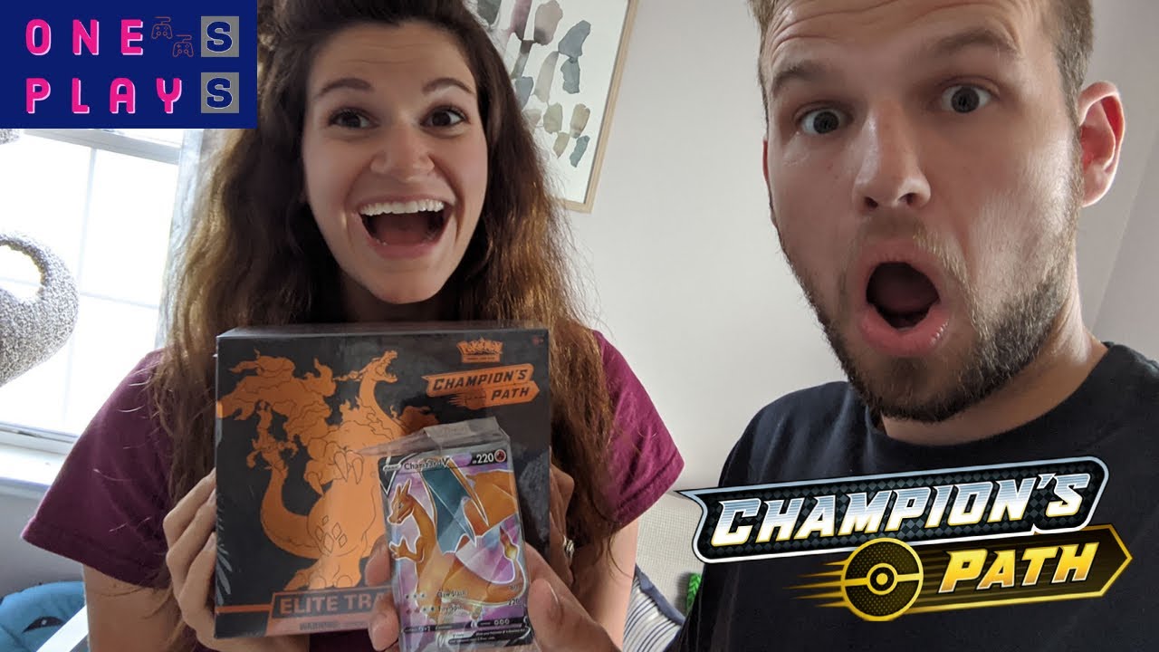 RARE Pokemon Champion's Path Elite Trainer Box Opening!