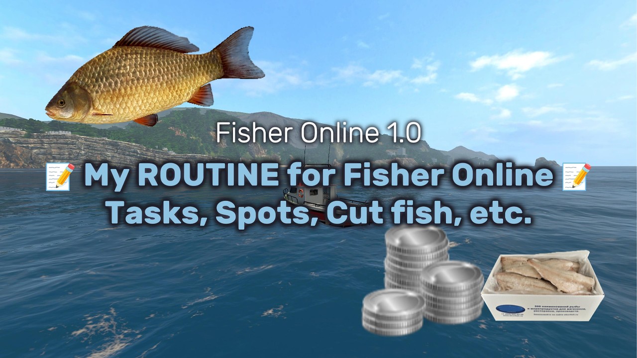 My Fisher Online ROUTINE After Login! 🎣 (Tasks, Fish & Materials Farming Guide) | Fisher Online 1.0