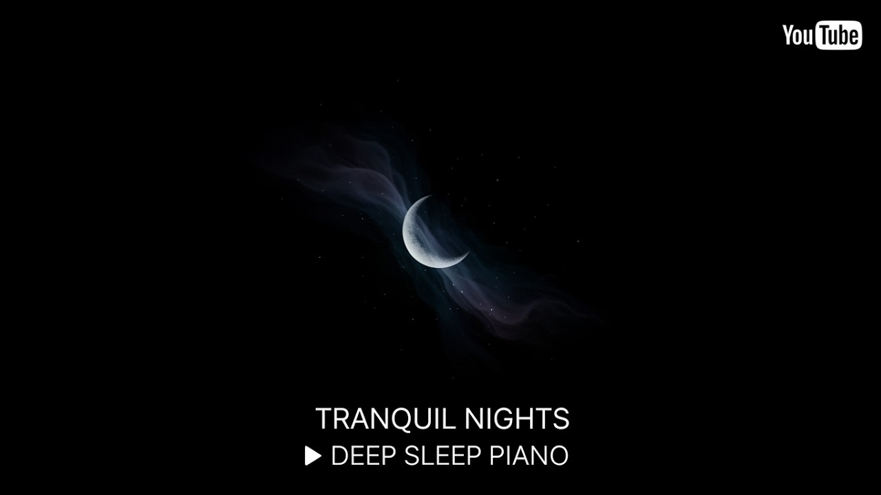 Deep Sleep Piano Music: Dark Screen for Instant Relaxation