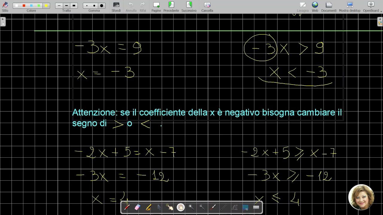 73 DISEQUAZIONI di 1° Grado   prima parte