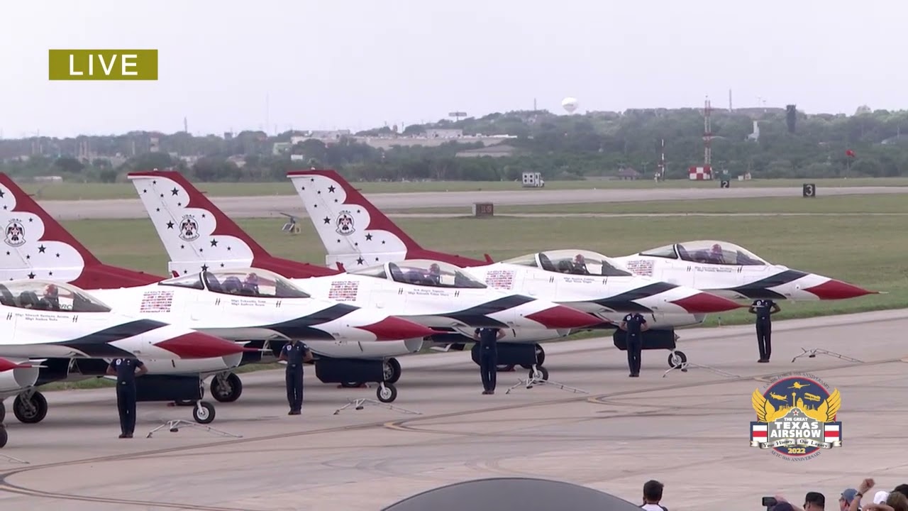 The Great Texas Airshow 2022 - United States Air Force Thunderbirds
