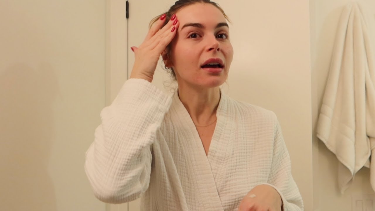 night time skincare routine + day in my life