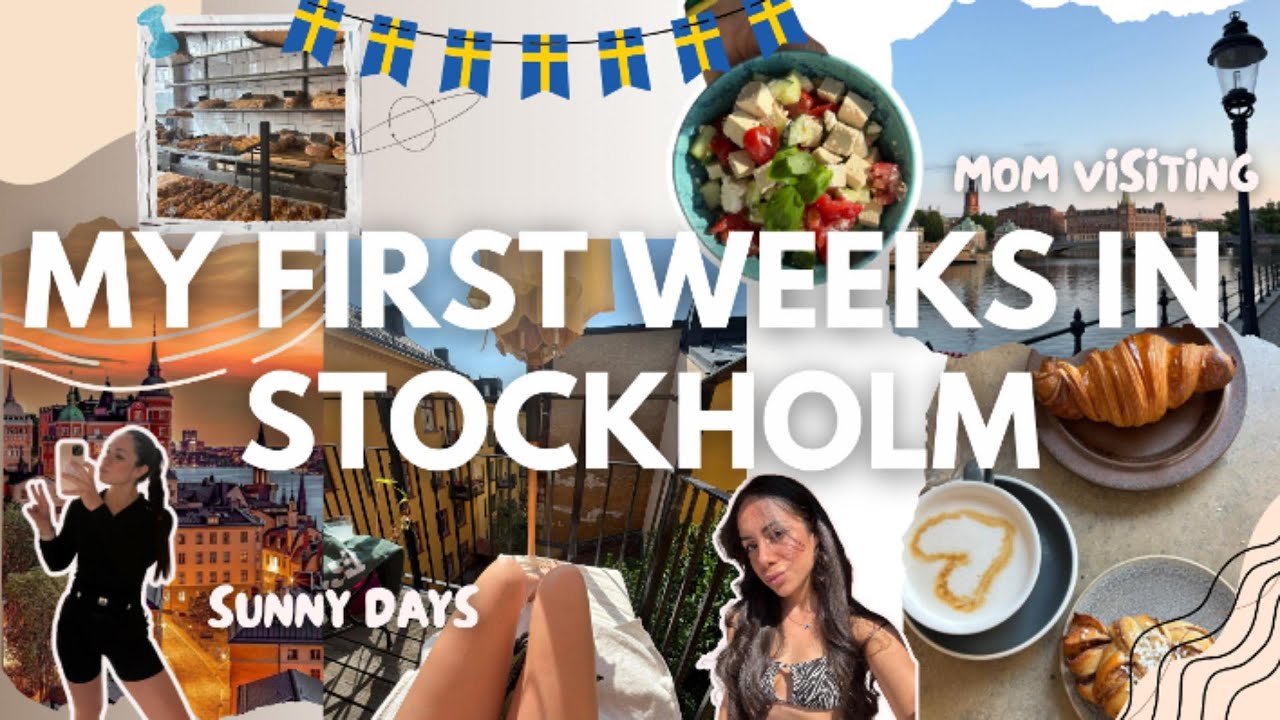My First Weeks in Stockholm!  | Work, Workout, and Exploring + visit from my mom 💛