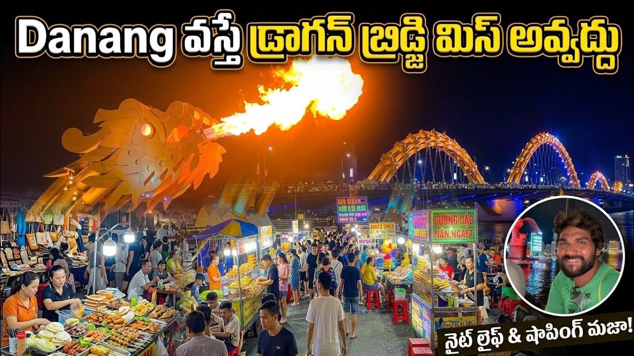 Da nang Visiting places | night life of da nang | Dragon Bridge | solo travel