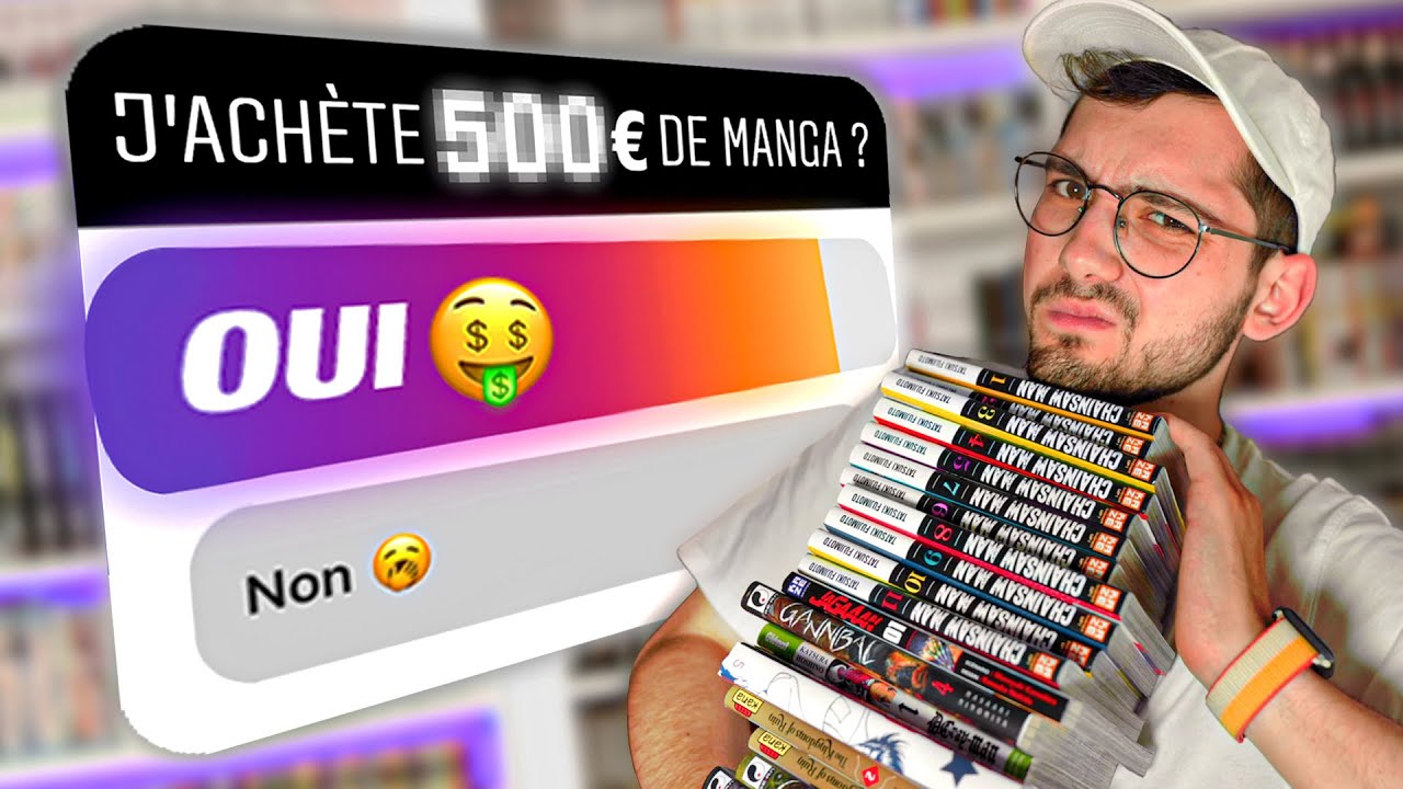 VOUS CONTR&Ocirc;LEZ MES ACHATS MANGA PENDANT 24H 🤑💵 (A&iuml;e)