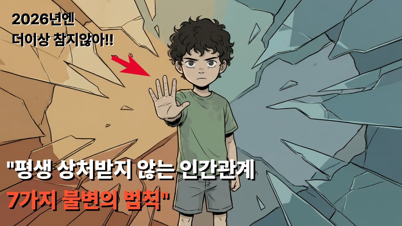 평생 상처받지않는 인간관계 7가지 불변의 법칙!