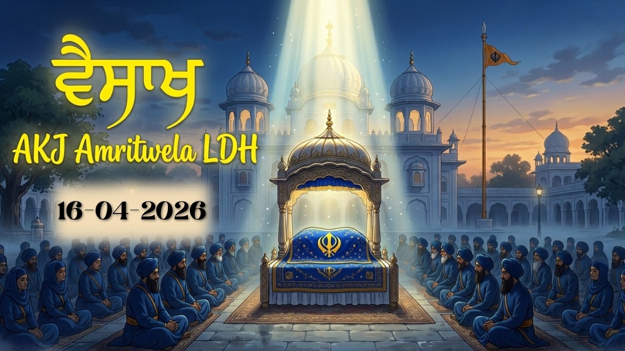 LIVE AKJ Amritwela 16-04-2026 From Gurudwara Model Town, Ludhiana | SDC Official