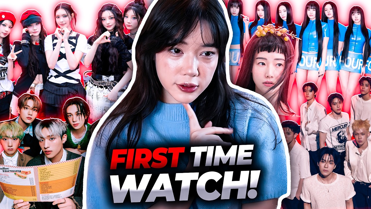 Reacting To KPOP I've NEVER seen before (ILLIT, P1Harmony, TWICE, Treasure & Lee Jung Hyun)