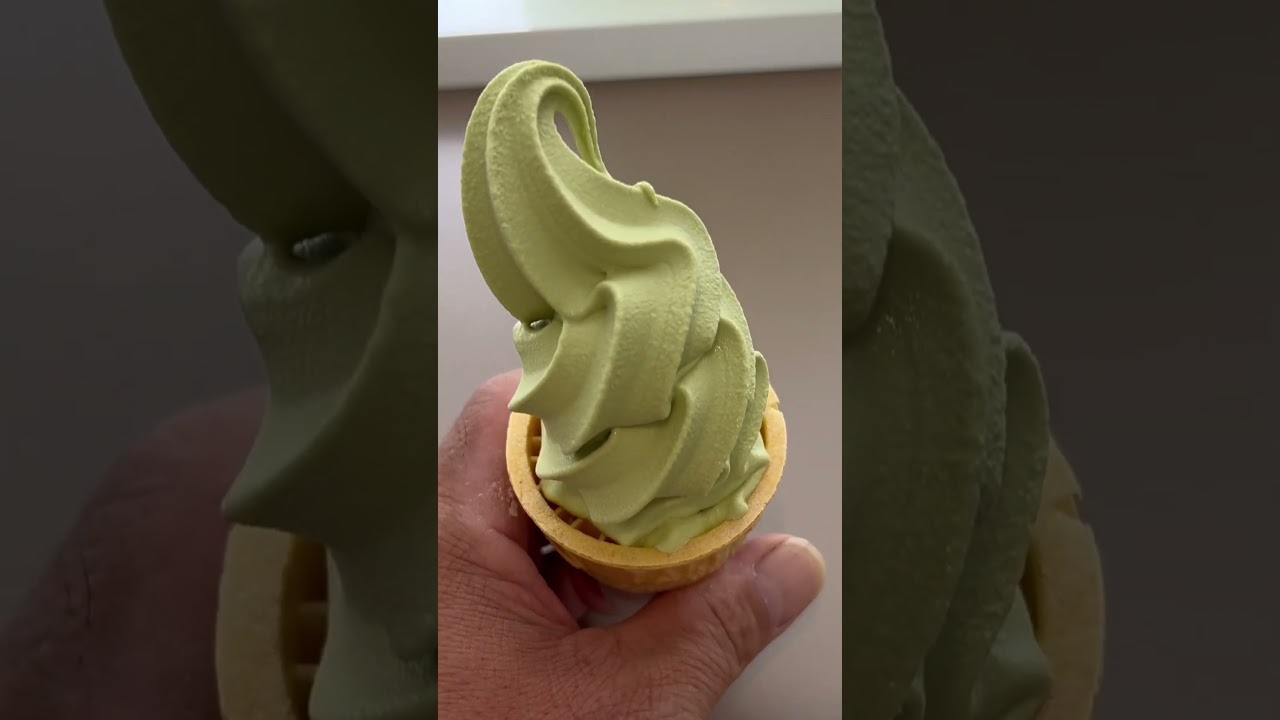 グリーンコーナーの絶品グリーンソフト200円⭕