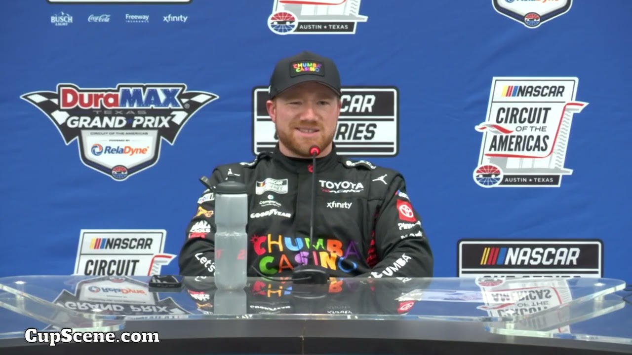 Гонка NASCAR на трассе COTA, февраль 2026 года: Тайлер Реддик, обладатель поул-позиции.