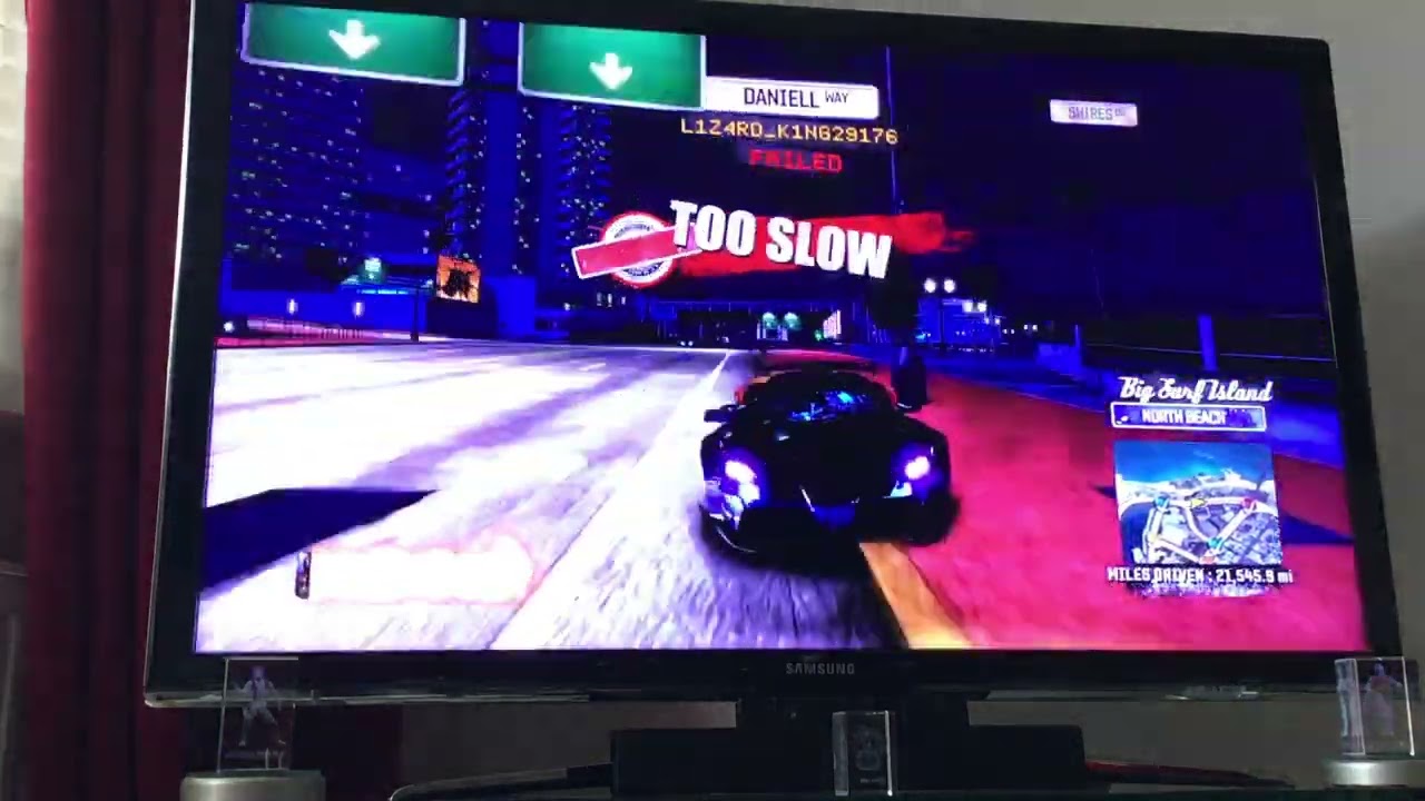 Burnout Paradise Remastered.Midnight with traffic.Griffin Blvd 1.00  sec WR