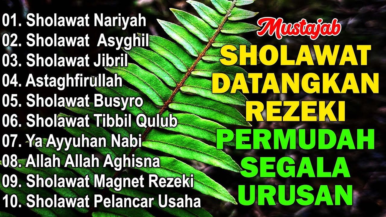KUMPULAN SHOLAWAT VIRAL TERBARU 2025 | SHOLAWAT JIBRIL PEMBUKA REJEKI, SHOLAWAT BUSYRO, NARIYAH
