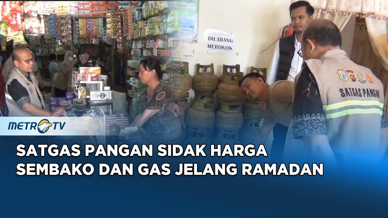 Tim Satgas Pangan Polres Tanjab Timur Sidak Persiapkan Ramadhan