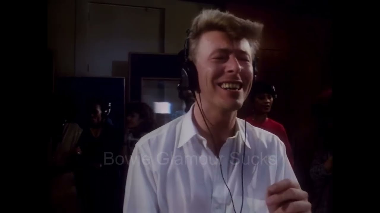 David Bowie Recording Underground   Atlantic Studios, NYC, 1985