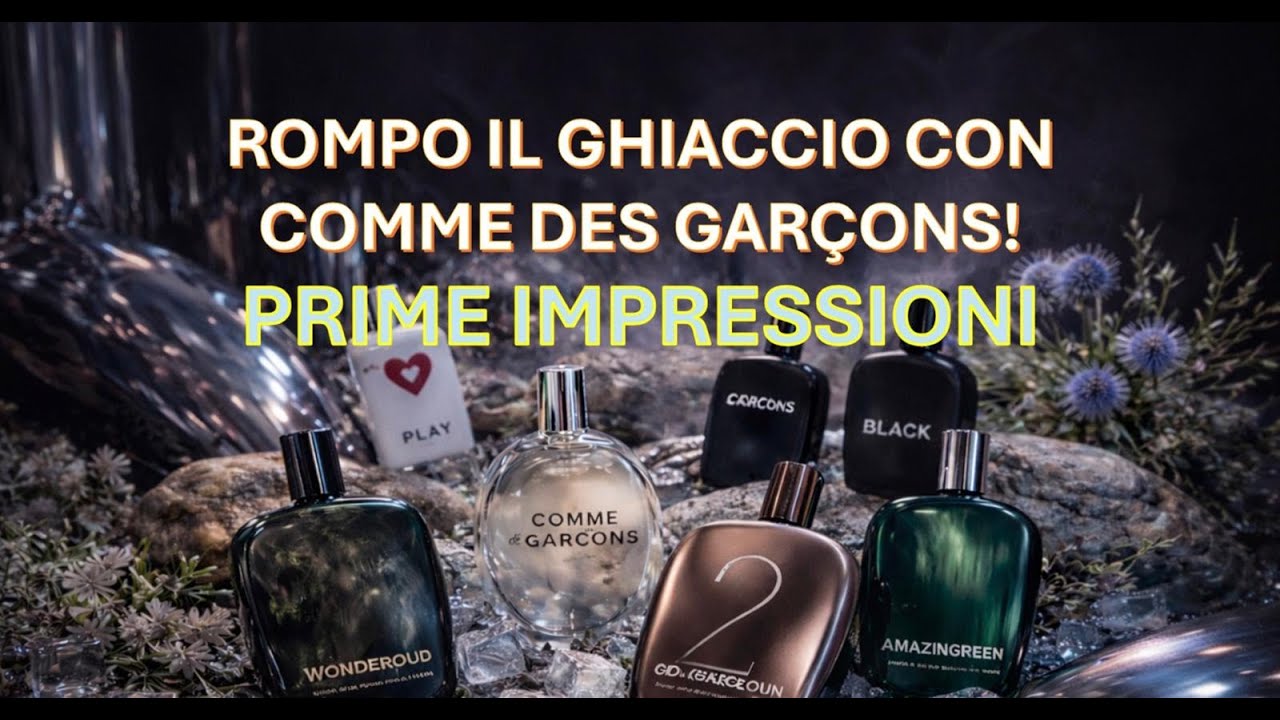 Rompo Il Ghiaccio Con Comme Des Garçons: Prime Impressioni