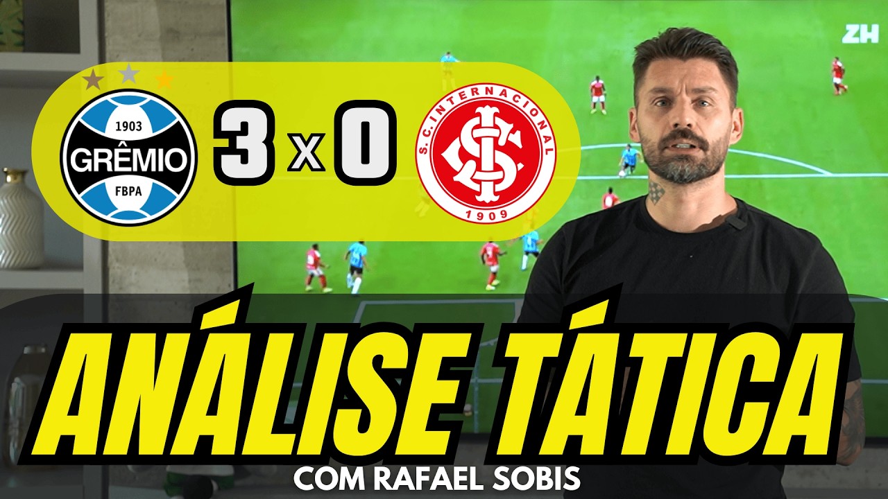 RAFAEL SOBIS FAZ ANÁLISE TÁTICA DE GRÊMIO 3 X 0 INTERNACIONAL, PELO GAUCHÃO 2026