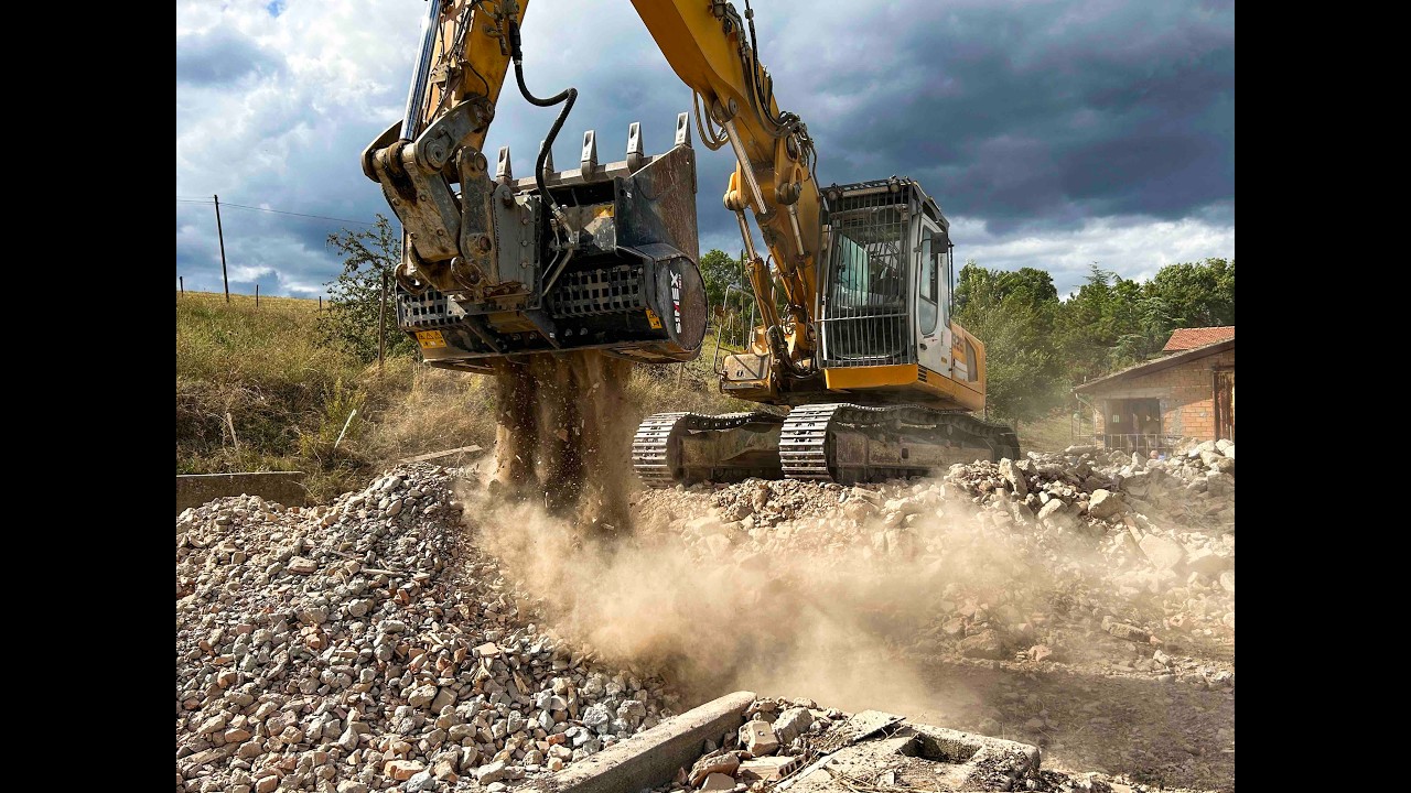 CBE 40 Crusher Bucket: on-site secondary demolition and recycling