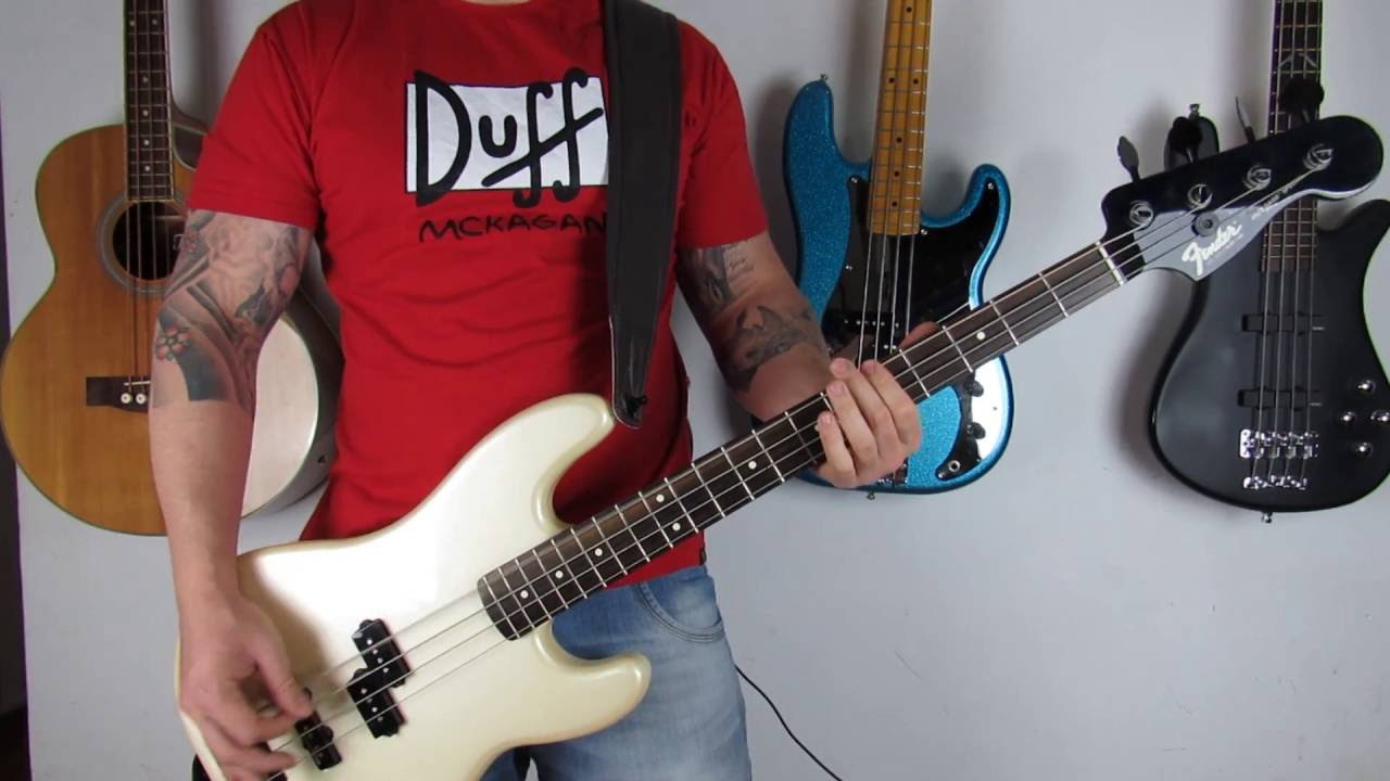 Guns N' Roses - Nightrain (Live Era) - Bass Cover (HD)