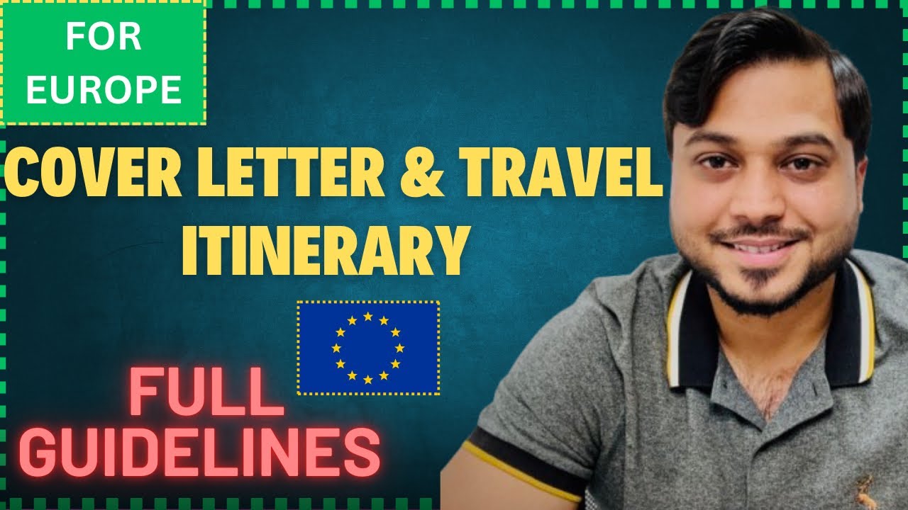 Europe cover letter & Travel itinerary Full Details | Europe visa guide | Travel Vlog | Netherlands