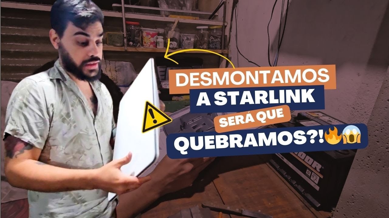 DESTRUÍ MINHA ANTENA STARLINK? Você Não Vai Acreditar no Que Aconteceu!