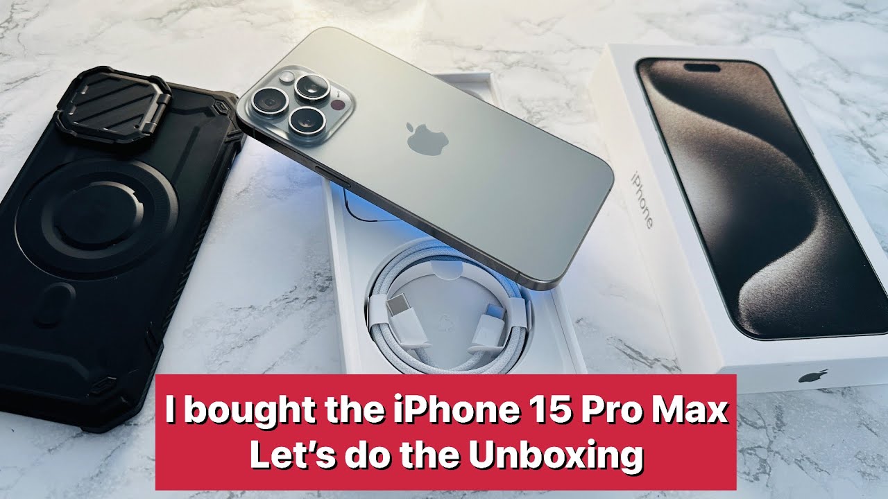 Unboxing iPhone 15 Pro Max Natural Colour | SUPCASE UB Mag XT Case Review