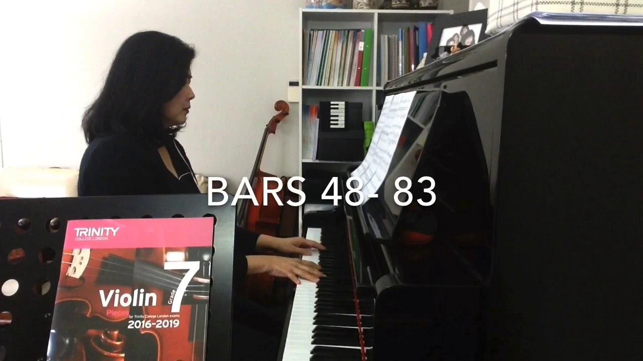 Bolero, Carl Bohm, Trinity Violin Grade 7, Piano Accompaniment