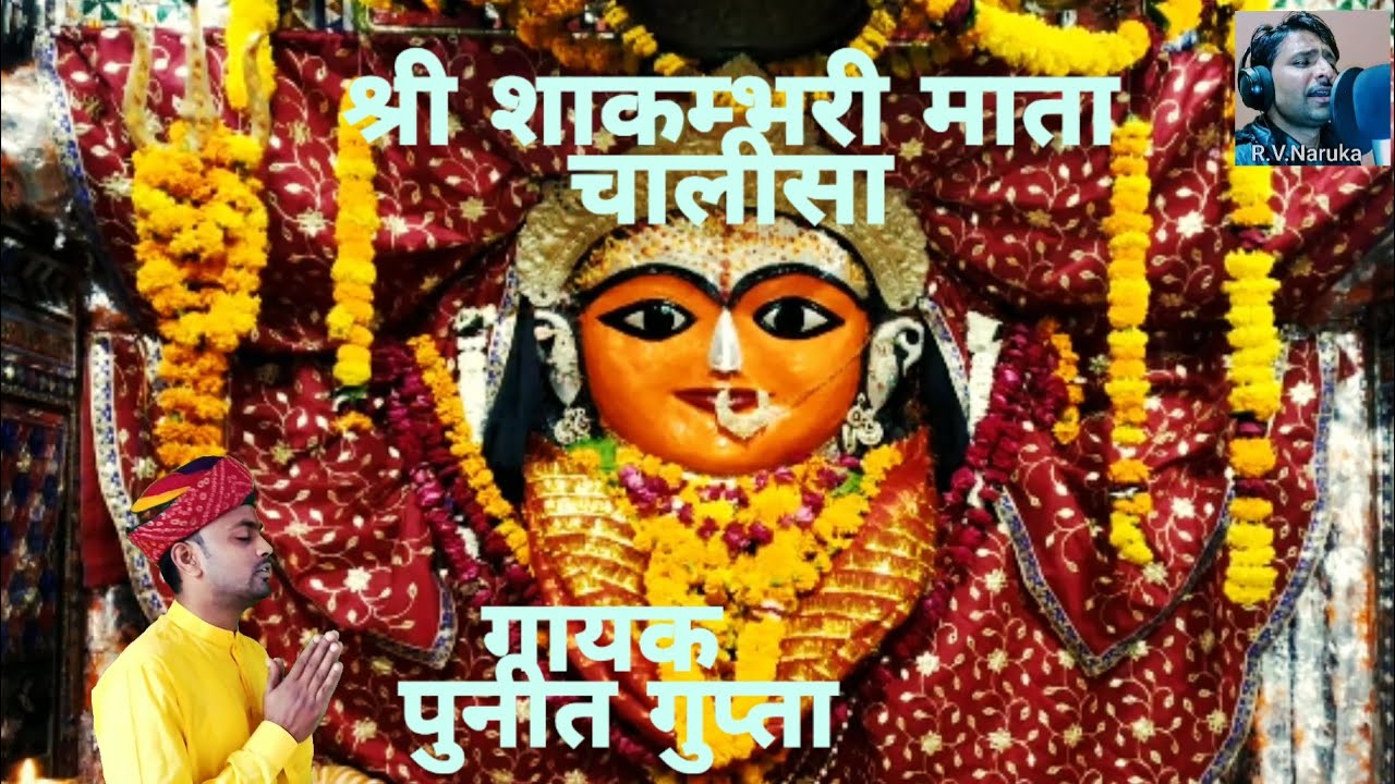 श्री शाकम्भरी माता चालीसा💐💐shakambhari mata chalisa💐💐 rajasthani bhajan