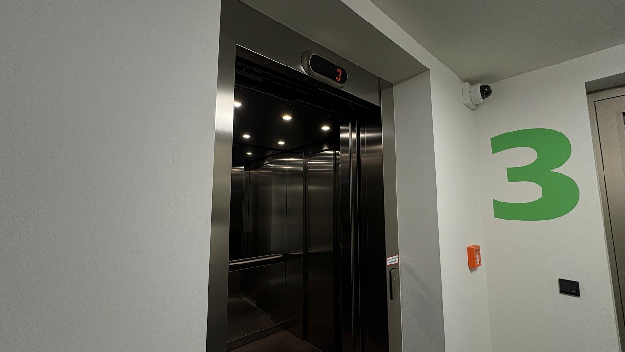 Interesting 2013 Kone Monospace traction Elevator in Kassel