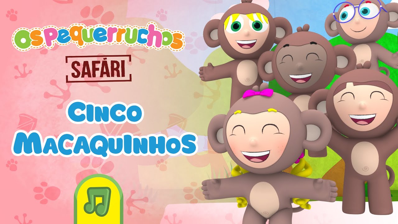 Os Pequerruchos - Cinco Macaquinhos [DVD Safári]