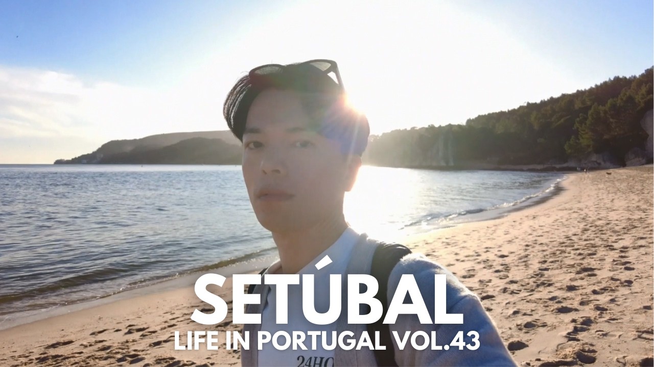 Lisbonから30分 穴場のビーチタウンSetúbalで絶景と海鮮、海に癒されるVLOG