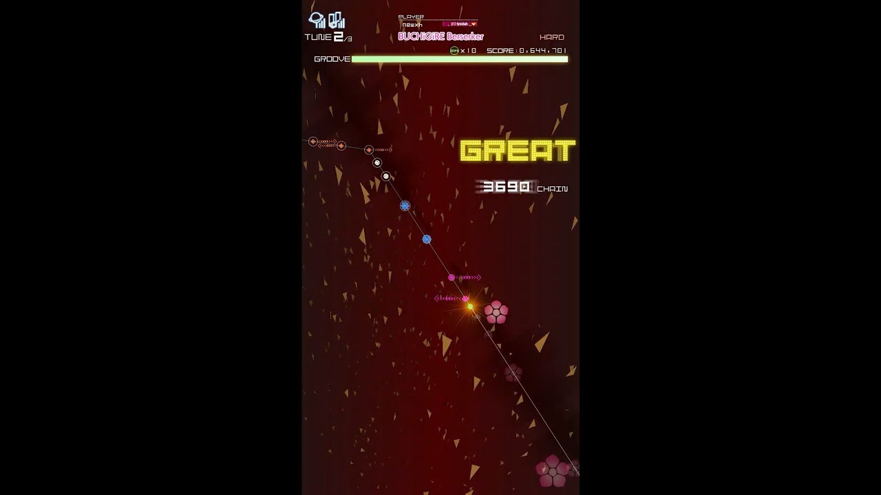 BUCHiGiRE Berserker [HARD] FULL CHAIN 【GROOVE COASTER 4】
