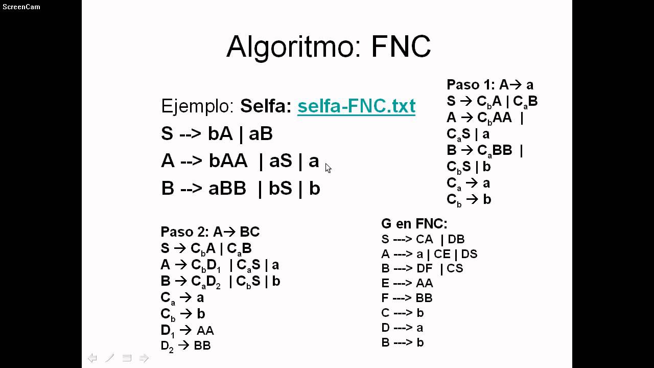 Gramáticas Libres de Contexto