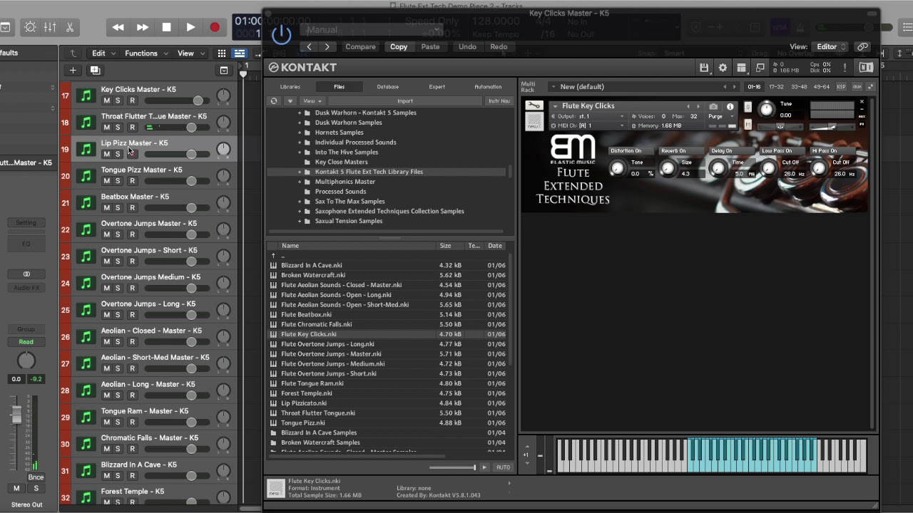 Flute Extended Techniques Sample Library Walkthrough