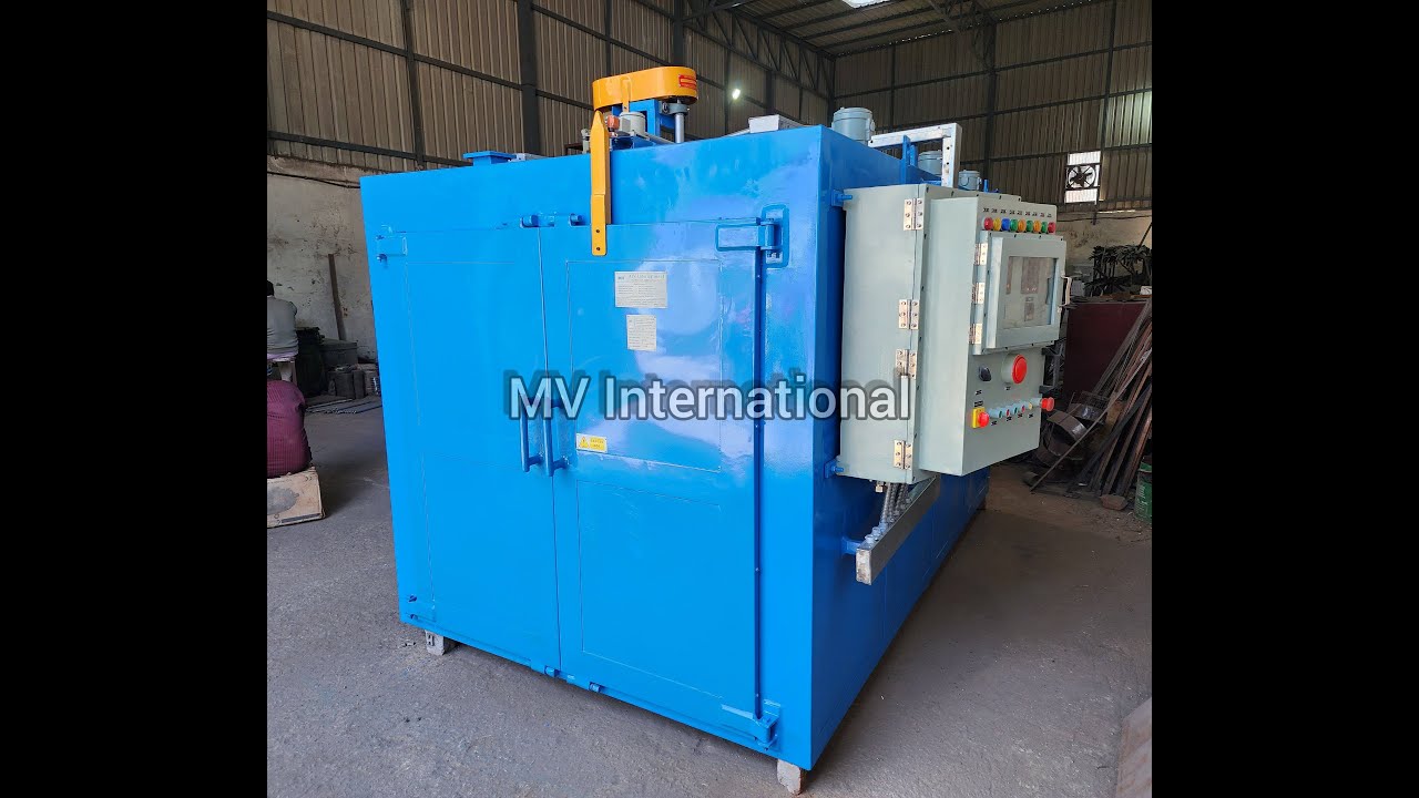 Drum Heating Chamber Capacity 8 Drums, 100% Flameproof with trolley for easy Loading and Unloading.
