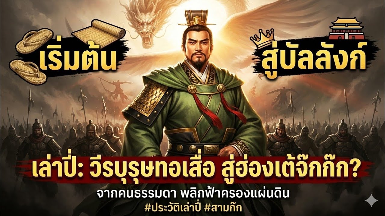 ประวัติของเล่าปี่ ep #เล่าปี่ #สามก๊ก #จ๊กก๊ก