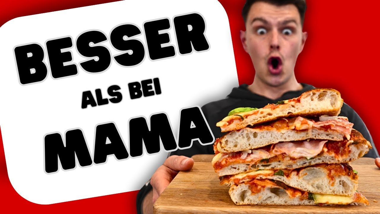 Besser als bei Mama - Römische Blechpizza Rezept