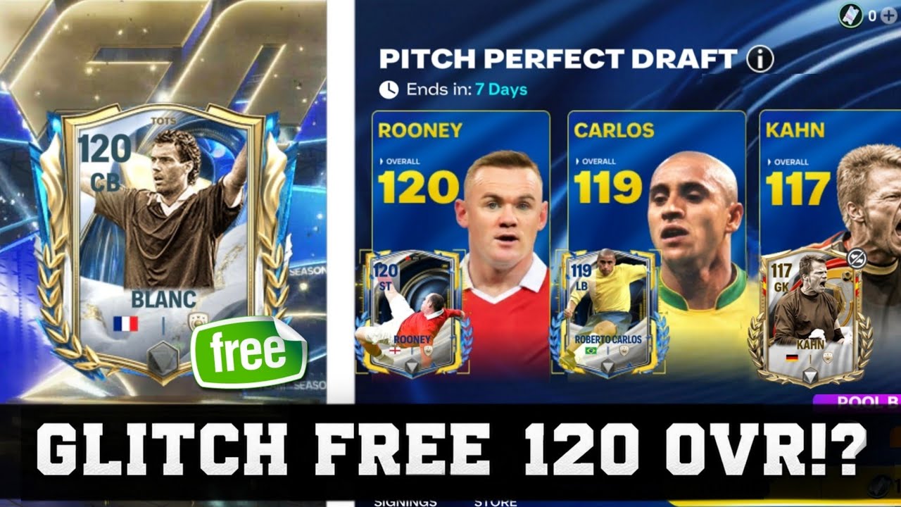 GLITCH!! FREE 120 OVR BLANC TOTS STAR SIGNING 😱 | PITCH PERFECT & NATION STORY GUIDE FC MOBILE
