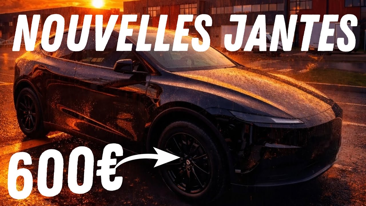 Model Y standard 🇫🇷 changer les jantes tôles par de belles jantes 18