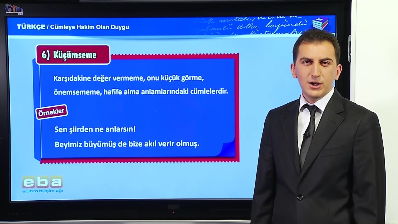 Cümleye Hakim Olan Duygu Konu Anlatımı