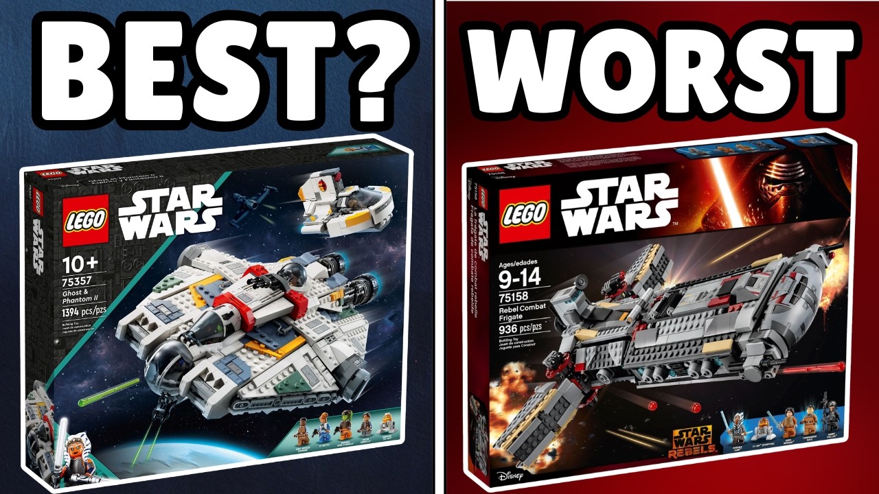 Ranking Every Rebel Ship Based On Their Lego Star Wars Sets