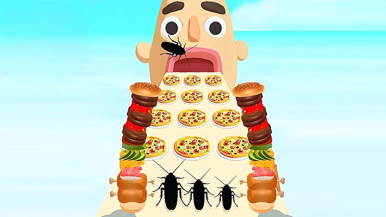 Sandwich Runner - SpeedRun All Levels Gameplay Walkthrough Android,ios New Update Ep135
