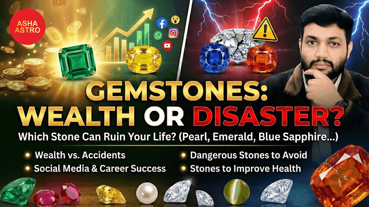 All Major Gemstones Discussed! Lucky Gemstone for Wealth & Career 💰💎 Emerald, Ruby or Pearl?
