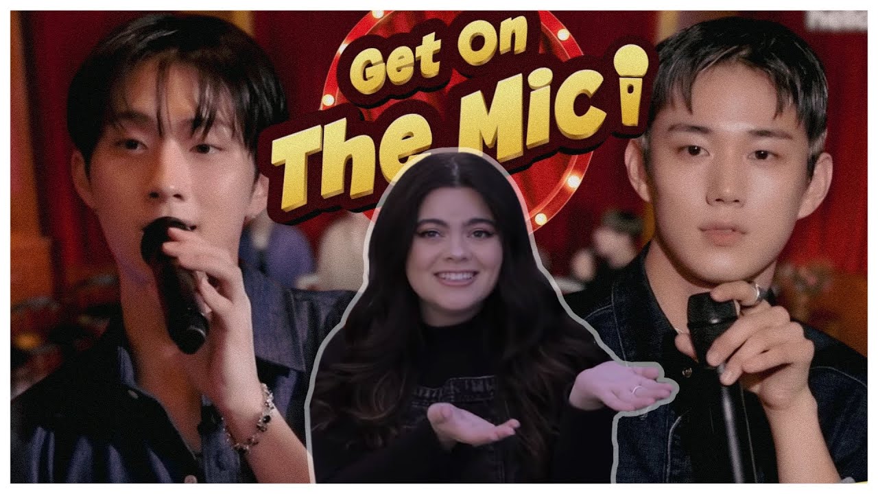 Karaoke time | P1Harmony - Get On The Mic! with Hello82 (Lovin On Me, Leave the Door Open) REACTION