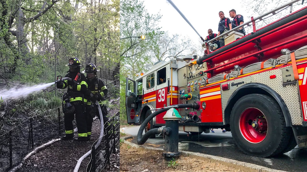 **RARE** Exclusive Video — FDNY Battles Fire in Central Park [ Manhattan Box 1035 ]